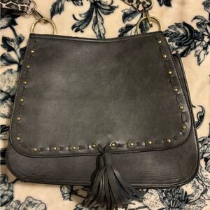 Jen&Co Stylish Gray Leather Purse
